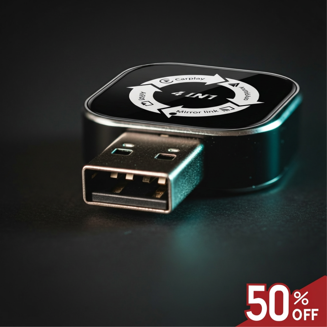 Adattatore CarPlay Wireless 4 in 1